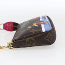 LOUIS VUITTON Monogram Ski Bear Mini Pochette Accessoires M67769 Auth 168214SM-3
