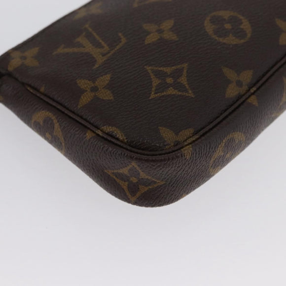 LOUIS VUITTON Monogram Vivienne Mini Pochette Accessoires M69752 Auth 168215SAM