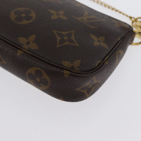 LOUIS VUITTON Monogram Vivienne Mini Pochette Accessoires M69752 Auth 168215SAM
