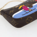 LOUIS VUITTON Monogram Ski Bear Mini Pochette Accessoires M67769 Auth 168216SM-16