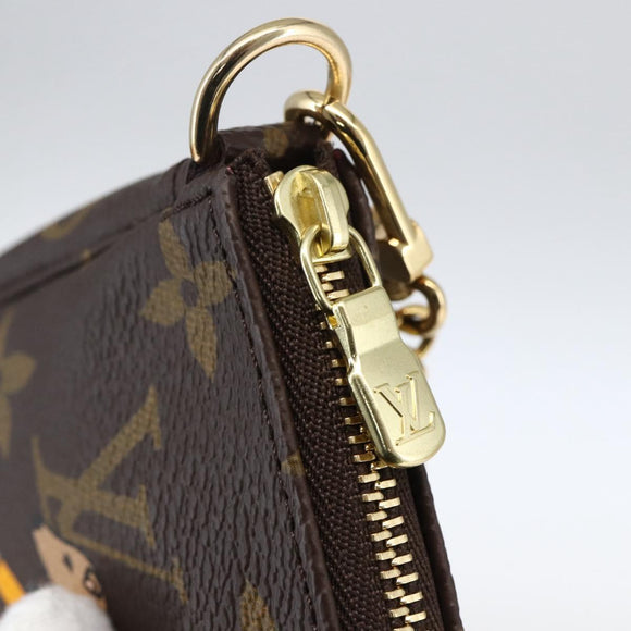 LOUIS VUITTON Monogram Ski Bear Mini Pochette Accessoires M67769 Auth 168216SM