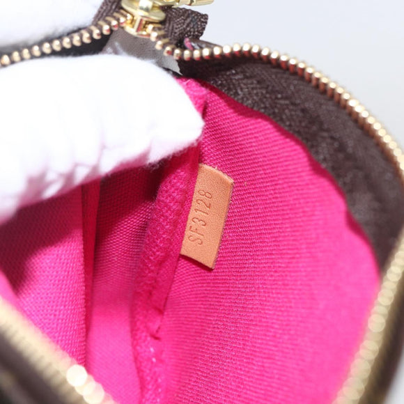 LOUIS VUITTON Monogram Ski Bear Mini Pochette Accessoires M67769 Auth 168216SM