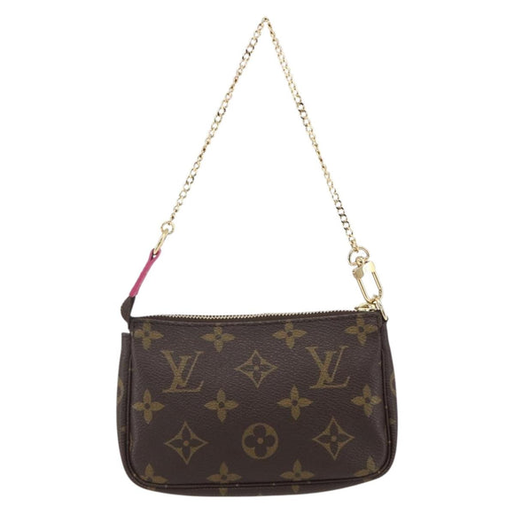 LOUIS VUITTON Monogram Ski Bear Mini Pochette Accessoires M67769 Auth 168216SM