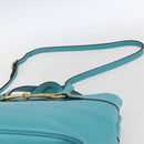 GUCCI Handtasche Leder 2way Hellblau Gold 319795 Auth 168224V-15