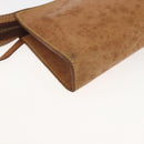 LOUIS VUITTON Nomad Cabas Amble PM Pouch Leather Beige M92502 LV Auth 168227-16