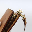 LOUIS VUITTON Nomad Cabas Amble PM Pouch Leather Beige M92502 LV Auth 168227-10