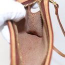 LOUIS VUITTON Nomad Cabas Amble PM Pouch Leather Beige M92502 LV Auth 168227-20