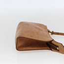 LOUIS VUITTON Nomad Cabas Amble PM Pouch Leather Beige M92502 LV Auth 168227-4