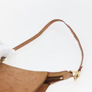 LOUIS VUITTON Nomad Cabas Amble PM Pouch Leather Beige M92502 LV Auth 168227-8