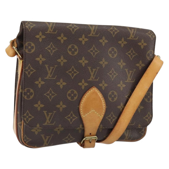 LOUIS VUITTON Monogram Cartouchiere GM Shoulder Bag M51252 LV Auth 168230