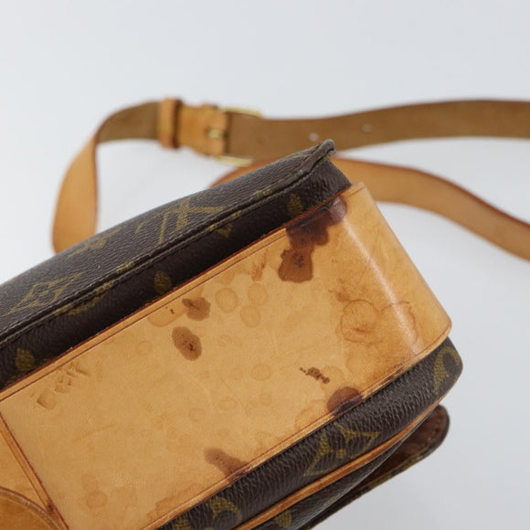 LOUIS VUITTON Monogram Cartouchiere GM Shoulder Bag M51252 LV Auth 168230