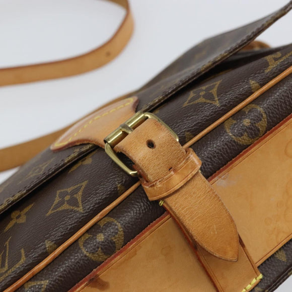 LOUIS VUITTON Monogram Cartouchiere GM Shoulder Bag M51252 LV Auth 168230