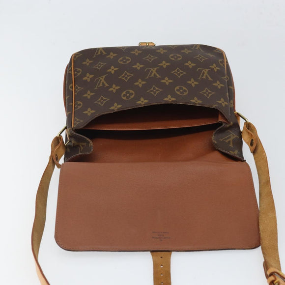 LOUIS VUITTON Monogram Cartouchiere GM Shoulder Bag M51252 LV Auth 168230
