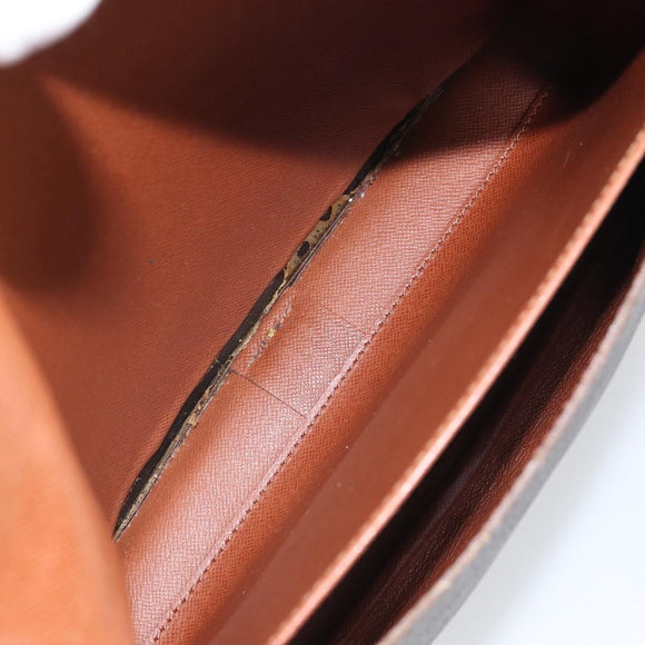 LOUIS VUITTON Monogram Cartouchiere GM Shoulder Bag M51252 LV Auth 168230