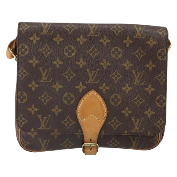 LOUIS VUITTON Monogram Cartouchiere GM Shoulder Bag M51252 LV Auth 168230