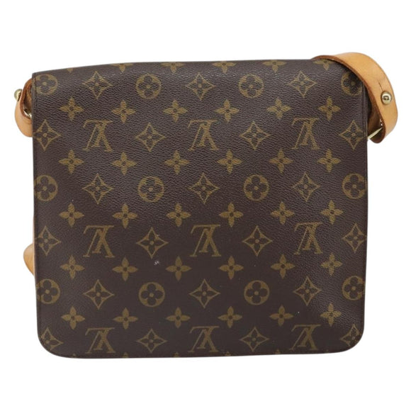 LOUIS VUITTON Monogram Cartouchiere GM Shoulder Bag M51252 LV Auth 168230