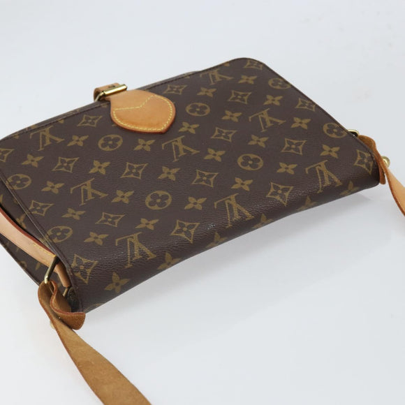 LOUIS VUITTON Monogram Cartouchiere GM Shoulder Bag M51252 LV Auth 168230