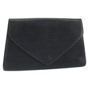 LOUIS VUITTON Epi Art Deco Clutch Bag Black M52632 LV Auth 168234-1