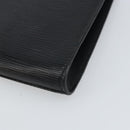 LOUIS VUITTON Epi Art Deco Clutch Bag Black M52632 LV Auth 168234-10