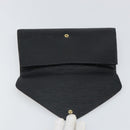 LOUIS VUITTON Epi Art Deco Clutch Bag Black M52632 LV Auth 168234-12