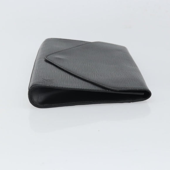 LOUIS VUITTON Epi Art Deco Clutch Bag Black M52632 LV Auth 168234