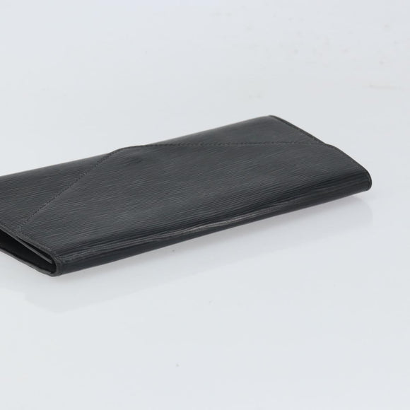 LOUIS VUITTON Epi Art Deco Clutch Bag Black M52632 LV Auth 168234