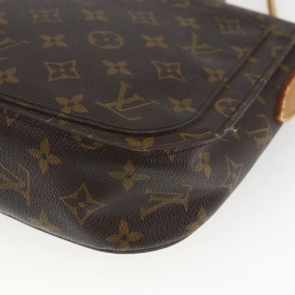 LOUIS VUITTON Monogram Saint Cloud GM Shoulder Bag M51242 LV Auth 168235