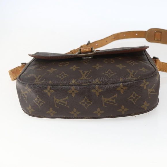 LOUIS VUITTON Monogram Saint Cloud GM Shoulder Bag M51242 LV Auth 168235