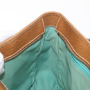 GUCCI GG Canvas Hand Bag Turquoise Blue Silver 113011 Auth 168236-19