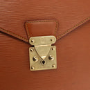 LOUIS VUITTON Epi Porte Documents Bandouliere Zipangu Gold M54468 LV Auth 168237-21