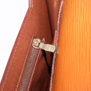 LOUIS VUITTON Epi Porte Documents Bandouliere Zipangu Gold M54468 LV Auth 168237-26
