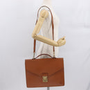 LOUIS VUITTON Epi Porte Documents Bandouliere Zipangu Gold M54468 LV Auth 168237-28