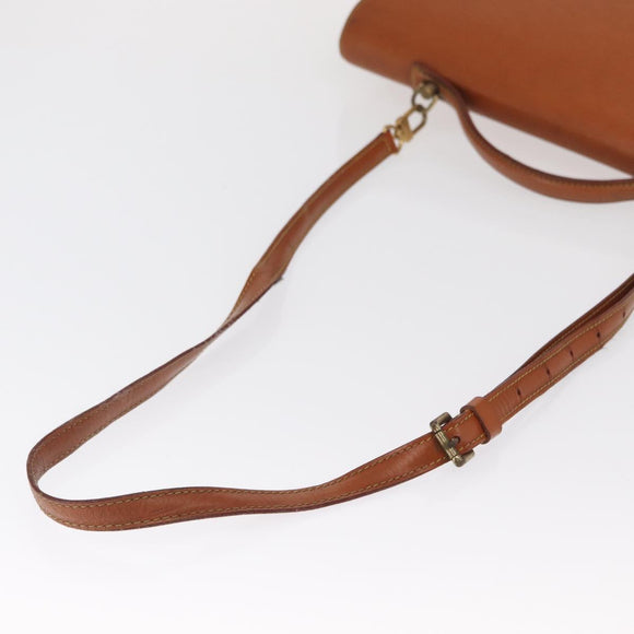 LOUIS VUITTON Epi Porte Documents Bandouliere Zipangu Gold M54468 LV Auth 168237