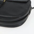 LOUIS VUITTON Epi Jeune Fille MM Shoulder Bag Black M52152 LV Auth 168238-14