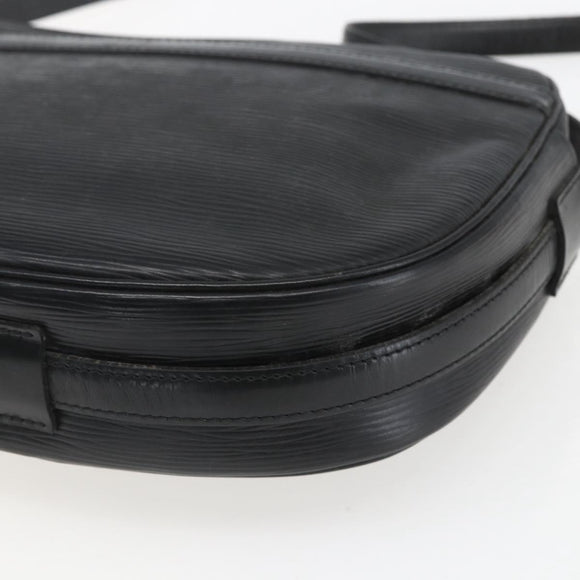 LOUIS VUITTON Epi Jeune Fille MM Shoulder Bag Black M52152 LV Auth 168238
