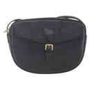 LOUIS VUITTON Epi Jeune Fille MM Shoulder Bag Black M52152 LV Auth 168238-13