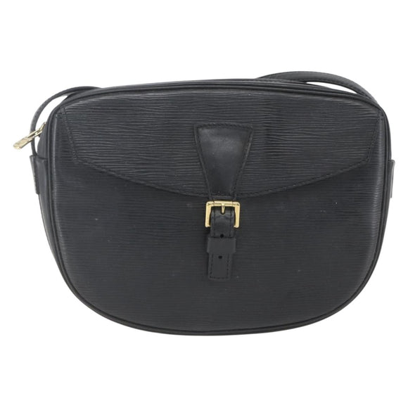 LOUIS VUITTON Epi Jeune Fille MM Shoulder Bag Black M52152 LV Auth 168238