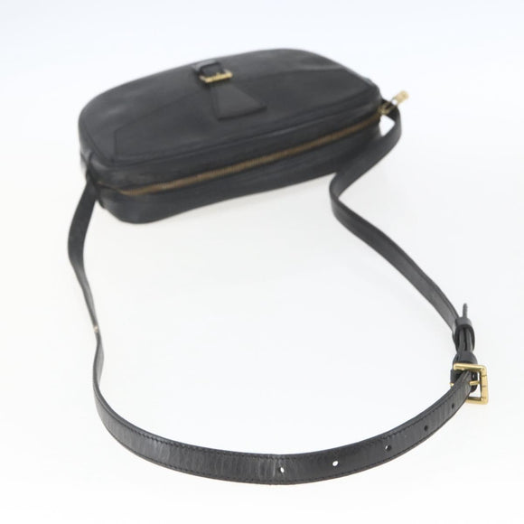 LOUIS VUITTON Epi Jeune Fille MM Shoulder Bag Black M52152 LV Auth 168238