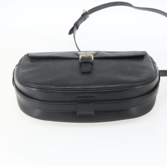 LOUIS VUITTON Epi Jeune Fille MM Shoulder Bag Black M52152 LV Auth 168238