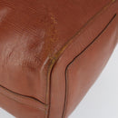 LOUIS VUITTON Epi Keepall 50 Boston Bag Brown M42968 LV Auth 168240-8