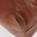 LOUIS VUITTON Epi Keepall 50 Boston Bag Brown M42968 LV Auth 168240-15