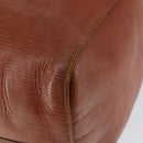 LOUIS VUITTON Epi Keepall 50 Boston Bag Brown M42968 LV Auth 168240-16
