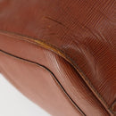 LOUIS VUITTON Epi Keepall 50 Boston Bag Brown M42968 LV Auth 168240-17