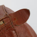 LOUIS VUITTON Epi Keepall 50 Boston Bag Brown M42968 LV Auth 168240-19