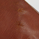 LOUIS VUITTON Epi Keepall 50 Boston Bag Brown M42968 LV Auth 168240-9