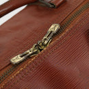 LOUIS VUITTON Epi Keepall 50 Boston Bag Brown M42968 LV Auth 168240-10