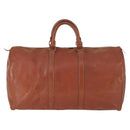 LOUIS VUITTON Epi Keepall 50 Boston Bag Brown M42968 LV Auth 168240-13