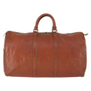 LOUIS VUITTON Epi Keepall 50 Boston Bag Brown M42968 LV Auth 168240-2