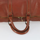 LOUIS VUITTON Epi Keepall 50 Boston Bag Brown M42968 LV Auth 168240-7
