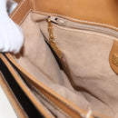 GUCCI Micro GG Supreme Shoulder Bag PVC Beige Gold 001 406 1780 Auth 168242-19